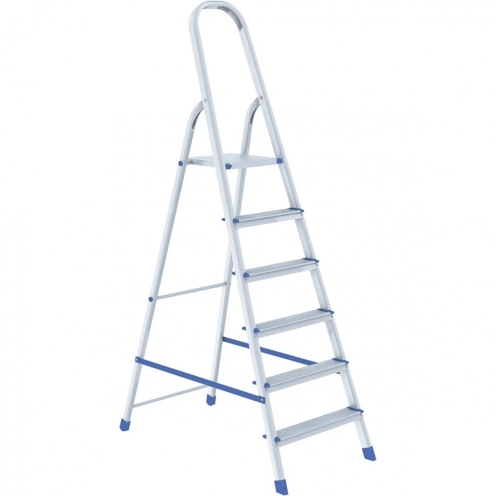 СТРОЙМАШ Стремянка 6 ступеней алюминиевая 14019