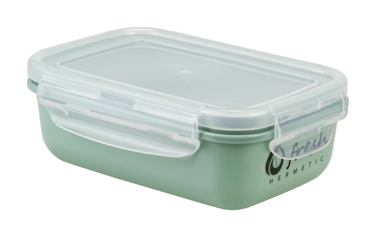 М-ПЛАСТИКА Ёмкость для продуктов ФРЕШ герметичная 0,4 л М 1420 фисташковый