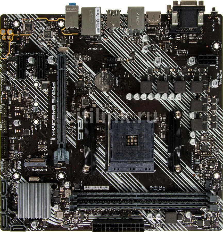 Материнская плата Asus PRIME B450M-K II 1423913