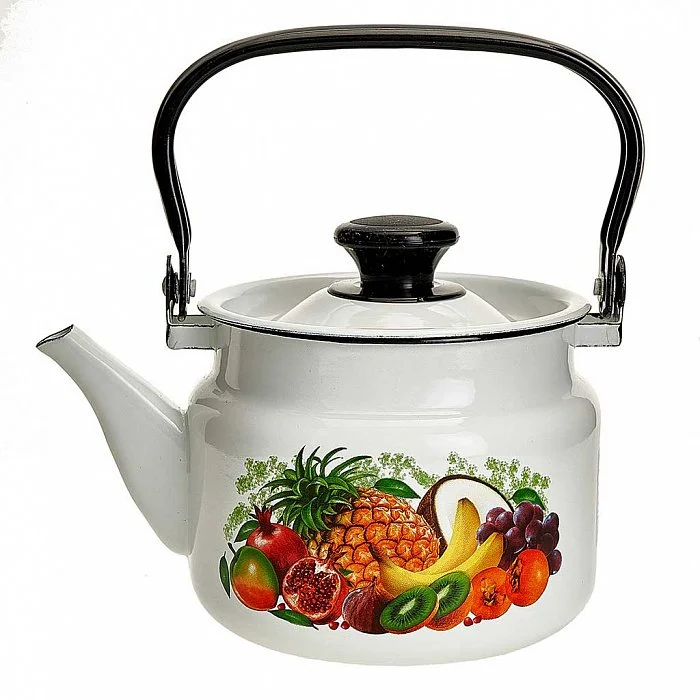 КМК Чайник 2 л цилиндрический 42704-102/6-У4 Эквадор белый