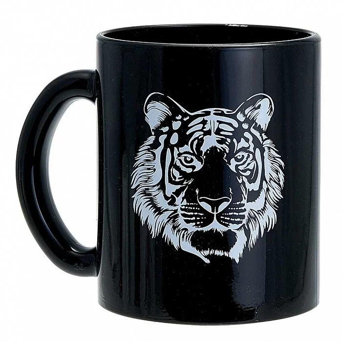 ДЕКОСТЕК Кружка 300 мл Тигр 1208/DPP черный