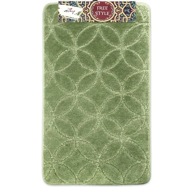 SHAHINTEX Набор ковриков FREE STYLE 60*100-60*50 00-00004644 ФИСТАШКОВЫЙ 10