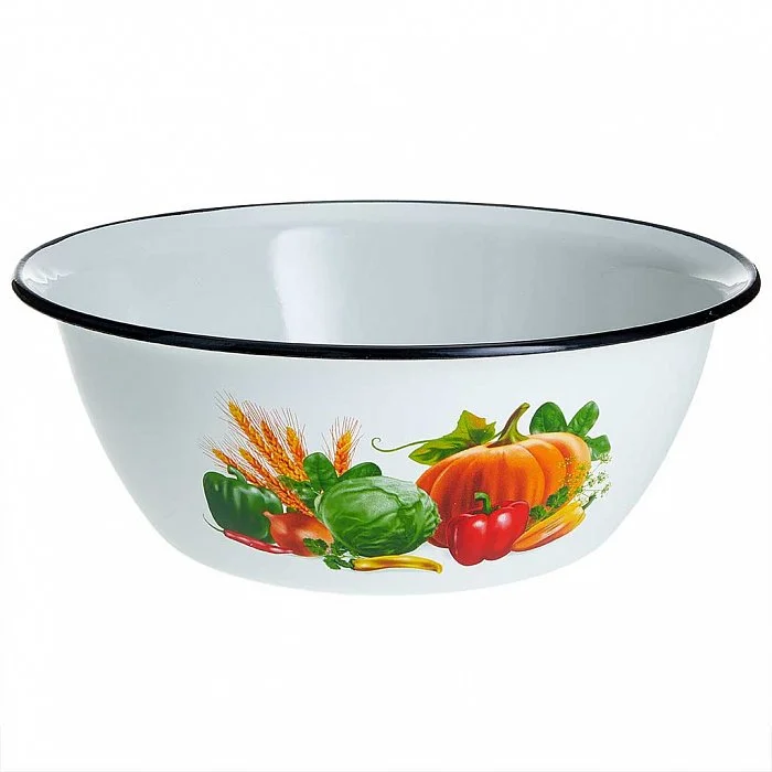 КМК Миска 4 л 40304-142/5 Осенний урожай белая