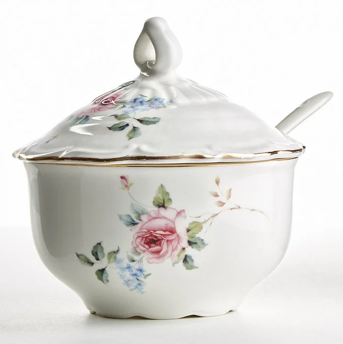 BEATRIX Сахарница 250 мл с ложкой МН083E Санторини