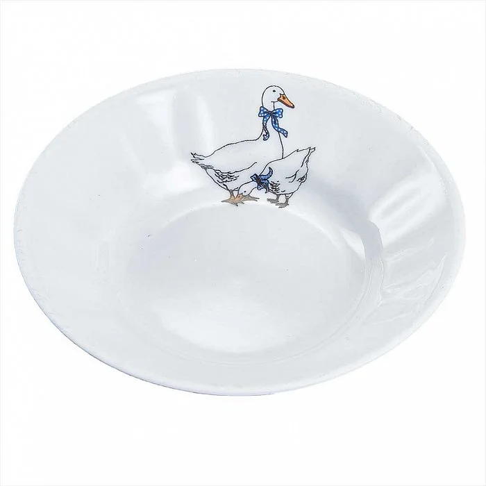 ДФЗ Блюдце для варенья 110 мм Гуси 9С1426