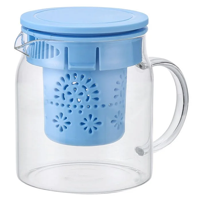 ALPENKOK Чайник заварочный 800 мл с фильтром AK-5522/4 голубой