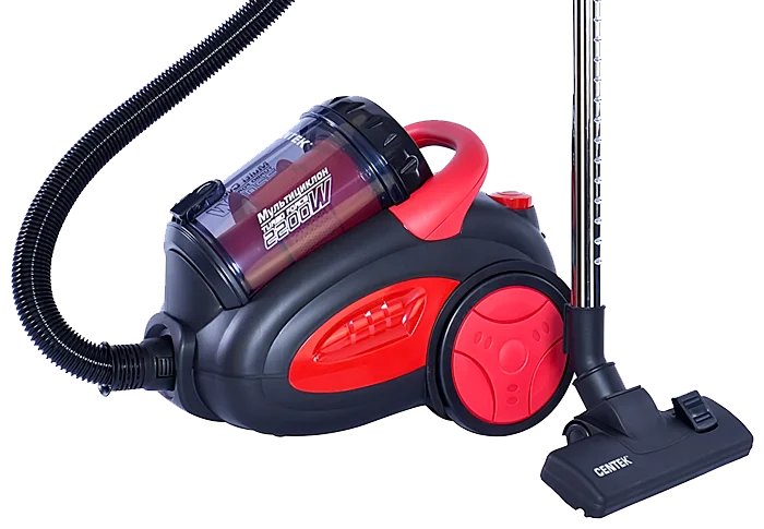 CENTEK Пылесос 2200W CT-2520 Black/Red