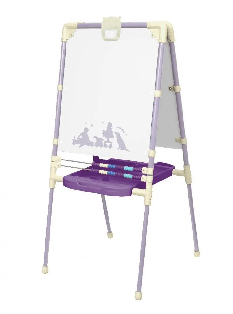 НИКА Доска знаний-мольберт «Ретро» М2Р/СН сиреневый с бежевым