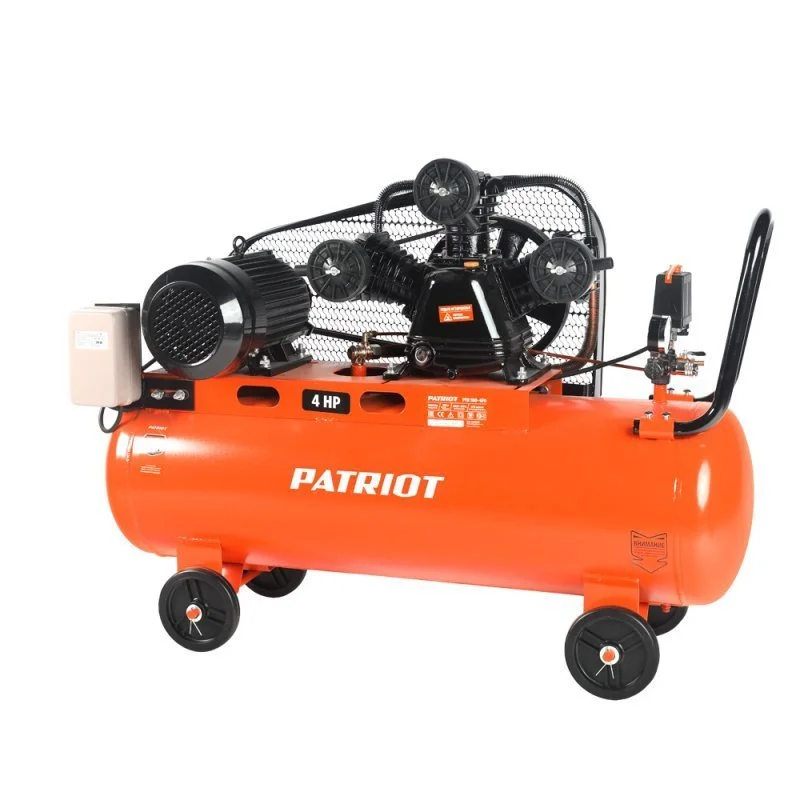 PATRIOT Компрессор PTR 100-670, 3 кВт, 380 В, ременной