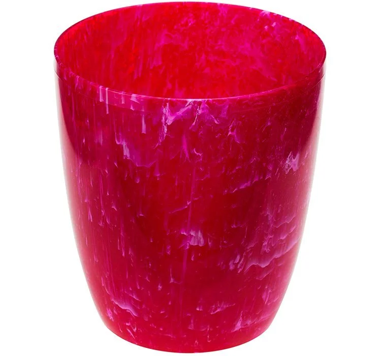 М-ПЛАСТИКА Кашпо Камелия 160 мм. М 3176 красный