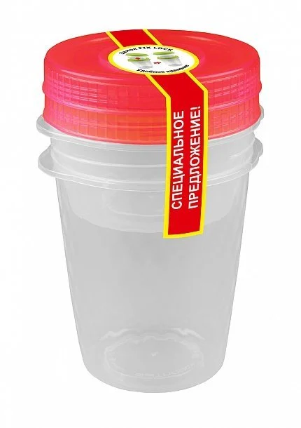 БЫТПЛАСТ Емкость 1,1 л. Кристалл 431140919 микс