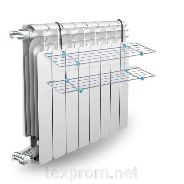 НИКА Сушилка для белья на батарею отопления СБ6-65 белый