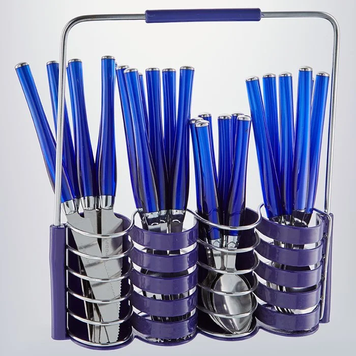 WEBBER Столовый набор 24пр. Амалия BE 016 P25/4 голубой