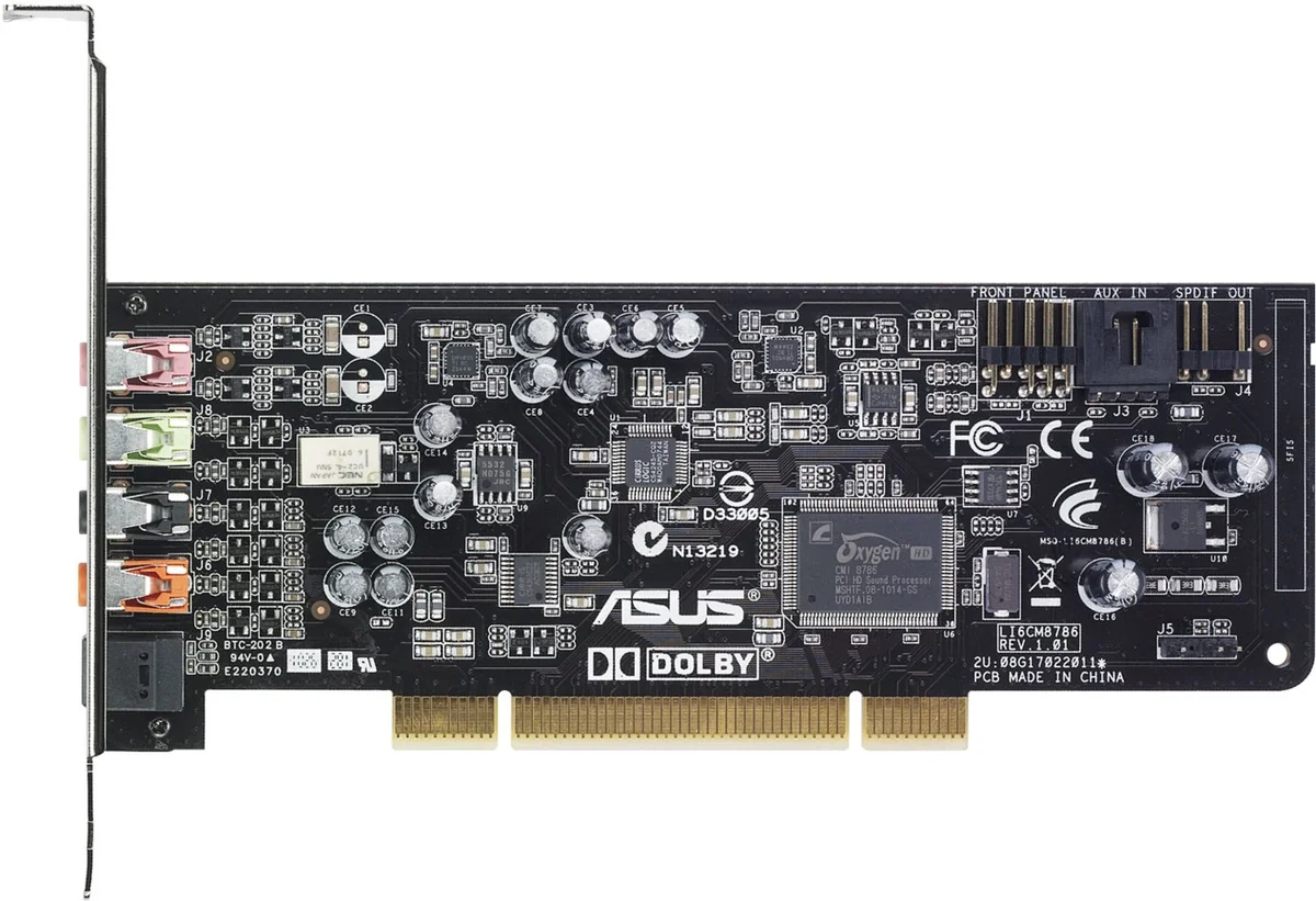 ASUS Звуковая карта PCI Xonar DG, 5.1 803504