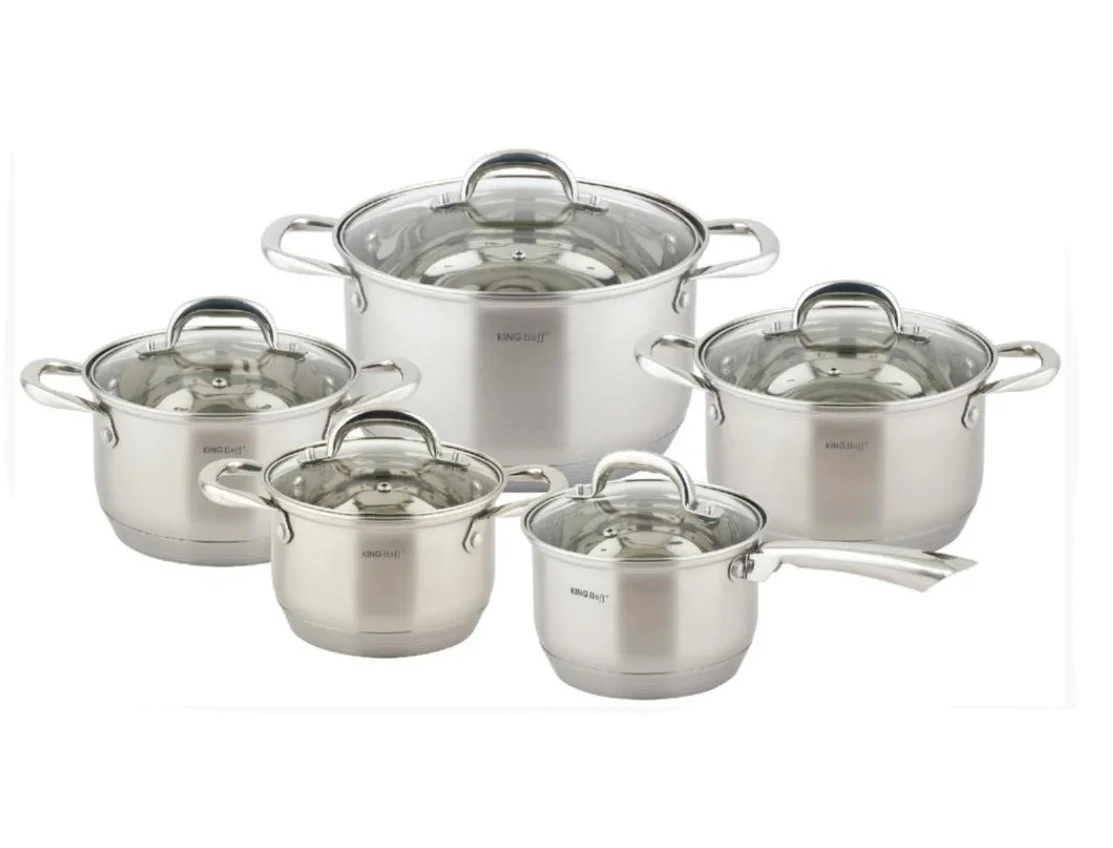 KINGHOFF Набор кастрюль (10пр.) KH 4466