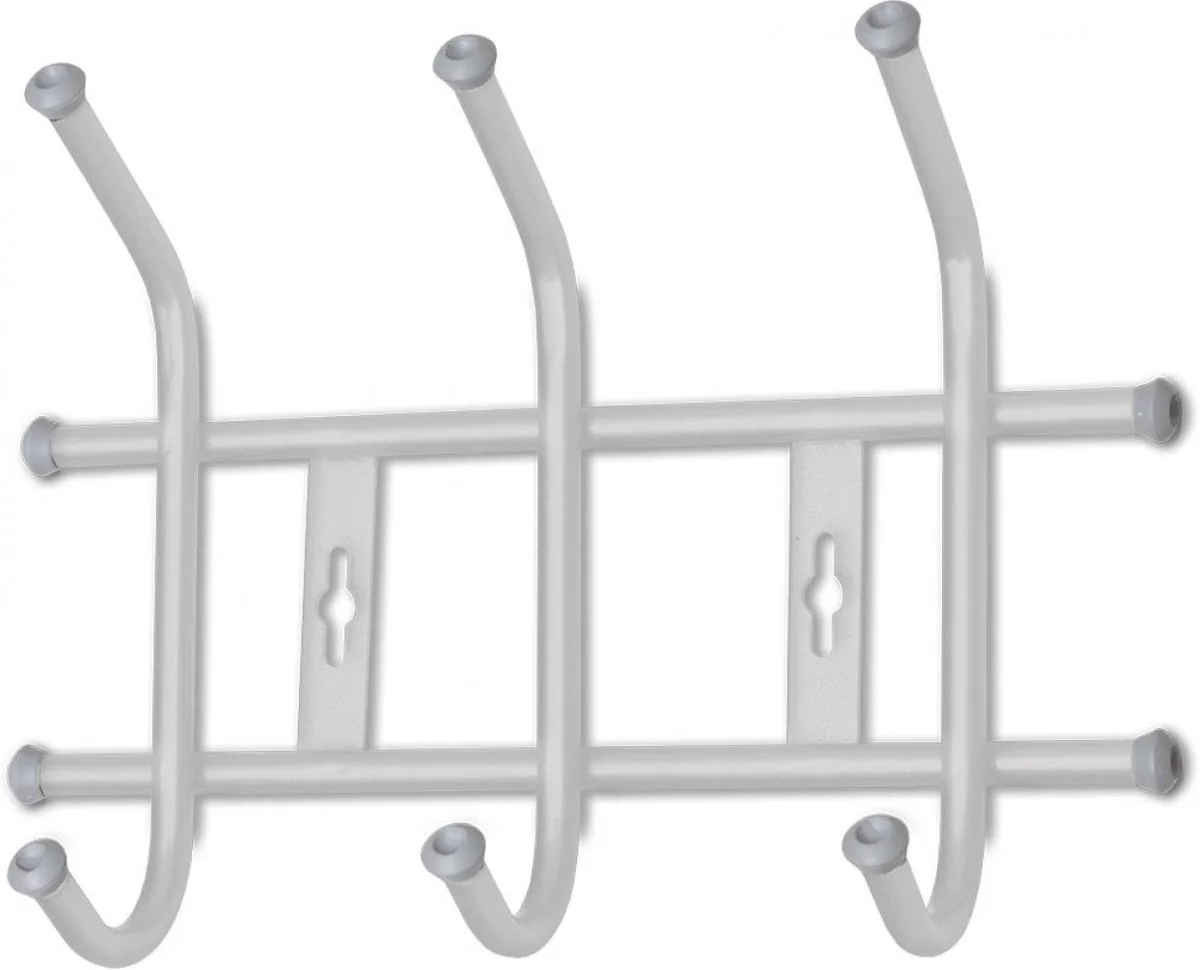 НИКА Вешалка настенная ВНТ3/С серебряный