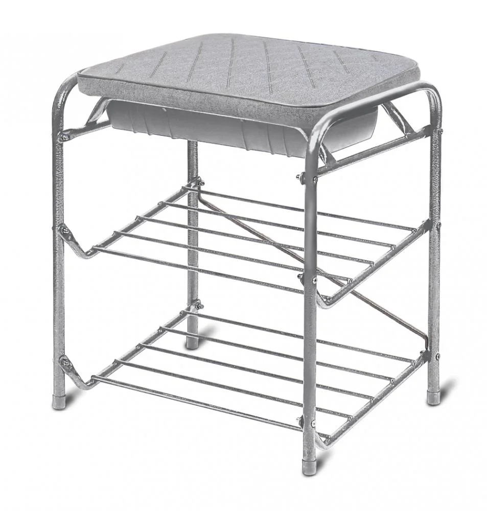 НИКА Банкетка для обуви БП3/С серый