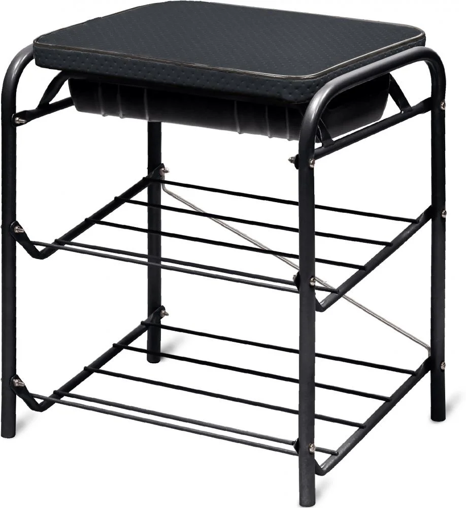 НИКА Банкетка для обуви БП1/Ч черный