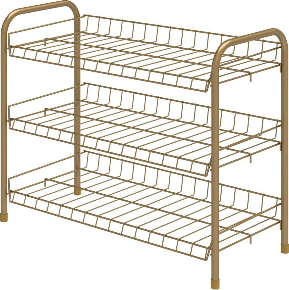 НИКАЭтажерка для обуви ЭТ5/З золотой