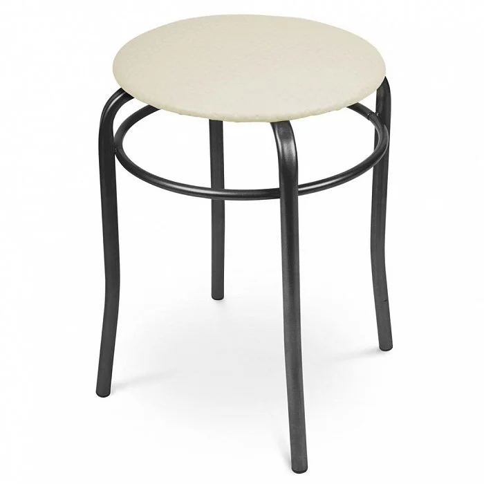 НИКА Табурет Ника ТПР1 слоновая кость, черный