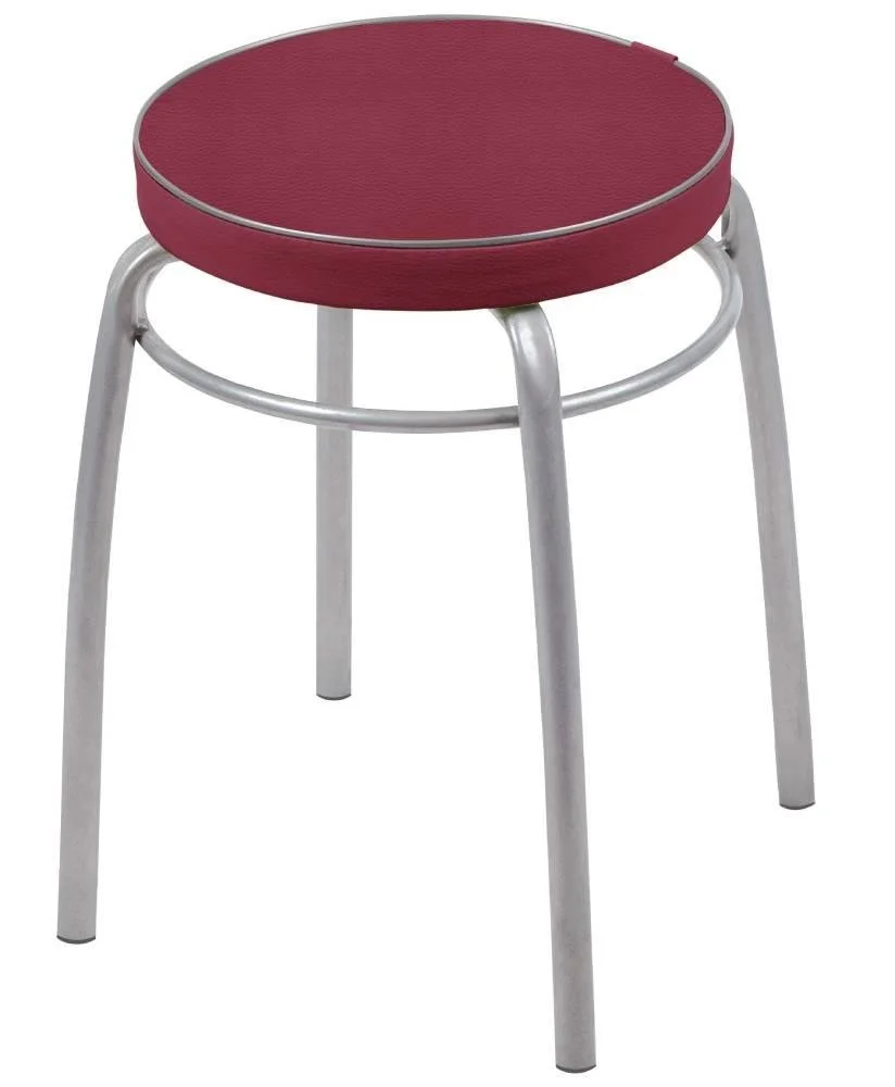 НИКА Табурет Фабрик-1 ТФ01/ТК темно-красный