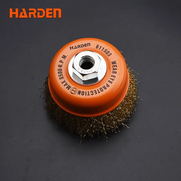 HARDEN Чашка зачистная проволочная для УШМ_М14х2,0 100мм 611503