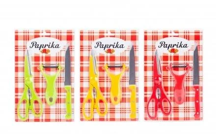 ATTRIBUTE Набор кухонных принадлежностей 3 пр Paprika APR010 микс