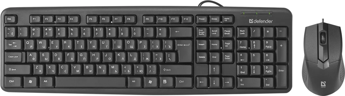 Defender Проводной набор Dakota C-270 RU,черный