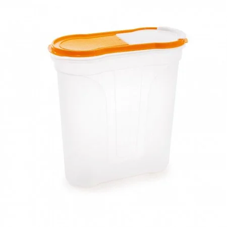 БЫТПЛАСТ Банка для сыпучих продуктов 4,0 л Стайл 4364600 микс