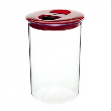 ПОЛИМЕРБЫТ Банка круглая для сыпучих продуктов 1,0л 4329600 микс