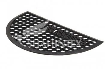 SHAHINTEX Коврик резиновый ячеистый SH05 45*75 см полукруг 901