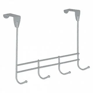 DELTA Вешалка надверная Нота 4 ВНД 309 БС белое серебро