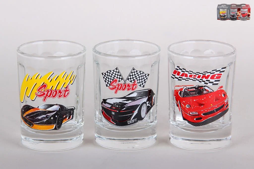 КОРАЛЛ Набор рюмок 1/6 50мл Машинки 1235