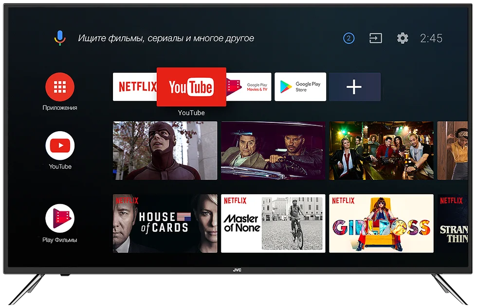 JVC Телевизор LT-43M690S Android 9.0