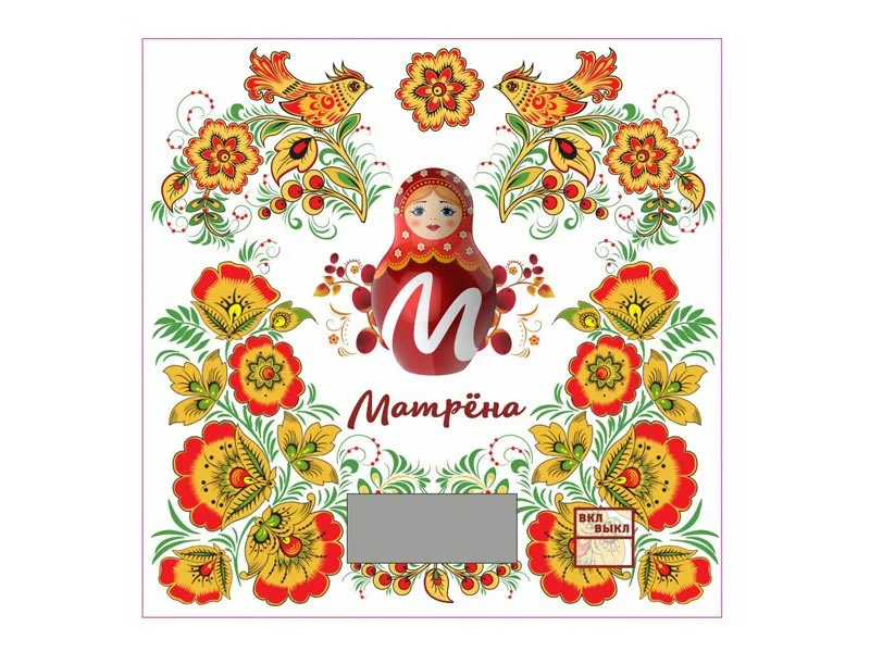 МАТРЕНА Весы кухонные MA-033 матрешка