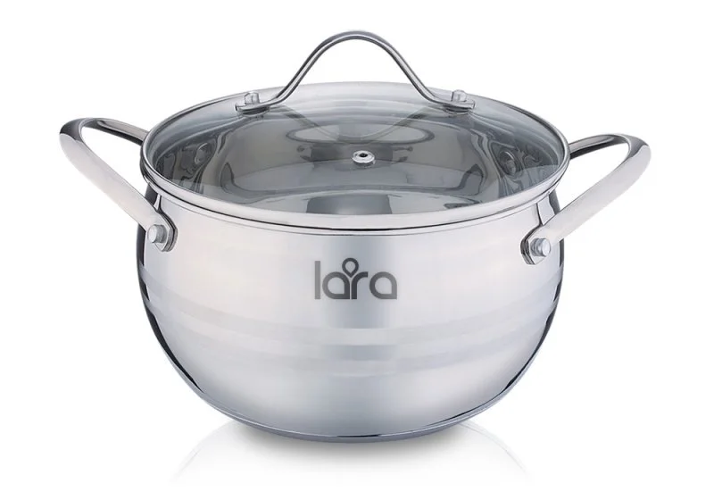 LARA Кастрюля 4,7л Apple LR02-34