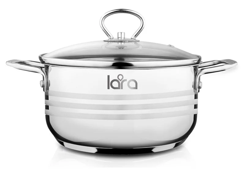 LARA Кастрюля 5,7л Standart LR02-05