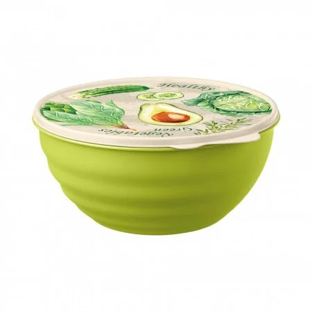 БЫТПЛАСТ Миска 1,55 л. WAVE 433258132 микс