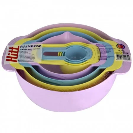 HITT Набор для кухни Rainbow 8 предметов H242001