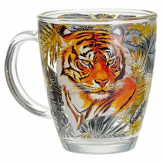 ДЕКОСТЕК Кружка для чая 350 мл (Основной инстинкт) круговая деколь 2025-Д