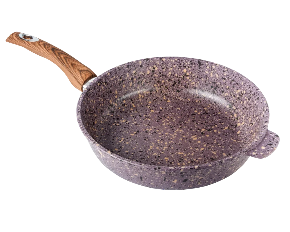 ГОРНИЦА Сковорода 28/7 см несъемная ручка, без крышки, серия Discover Lavender с2851дл