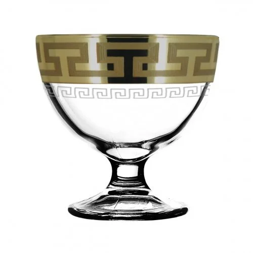 ГУСЬ ХРУСТАЛЬНЫЙ Набор креманок 2шт. Греческий узор GE03-1571/S