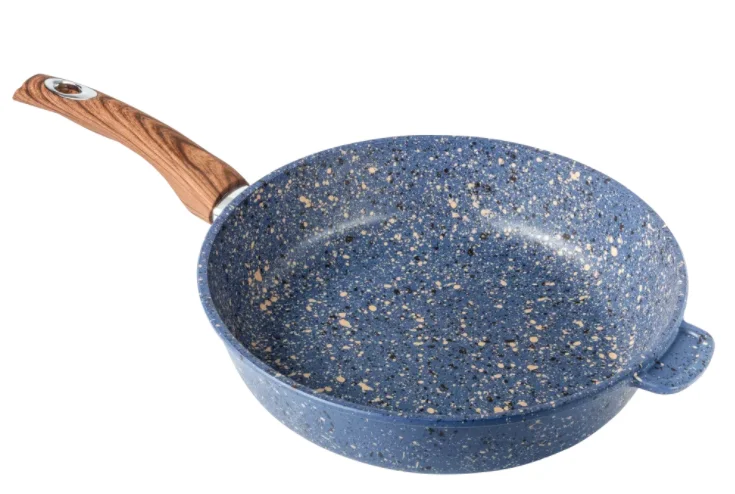 ГОРНИЦА Сковорода 280/70 мм, несъемная ручка, без крышки, серия Discover Sea с2851дс