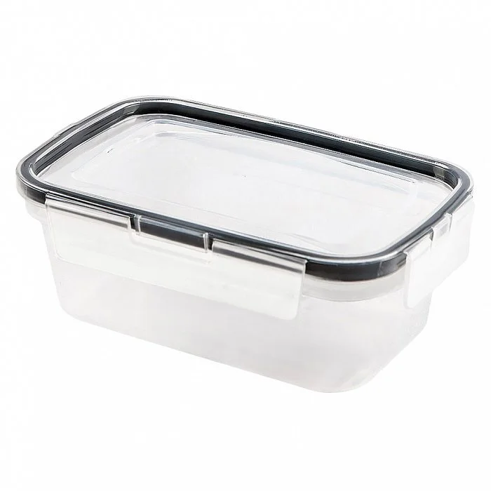 DELTA Контейнер для продуктов герметичный прямоугольный 1,3 л с защелками 221103701/00 бесцветный