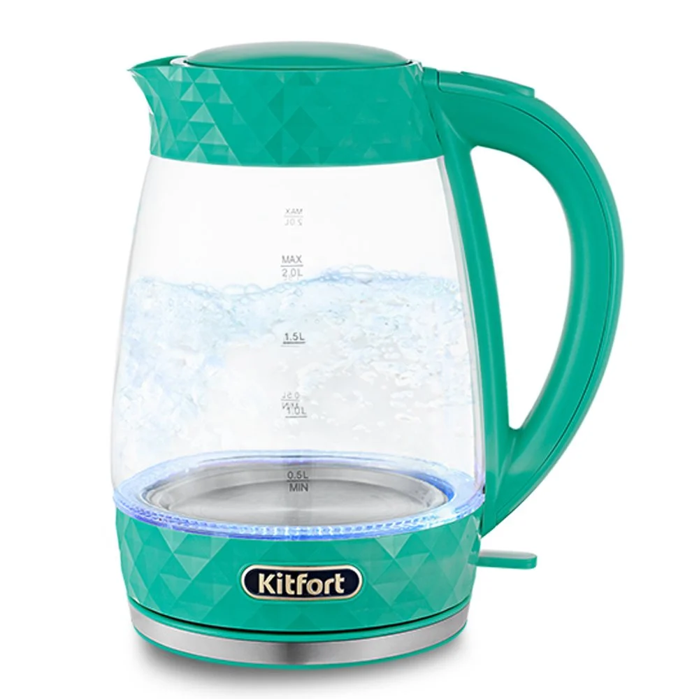 KITFORT Электрический чайник KT-6123-3 бирюзовый