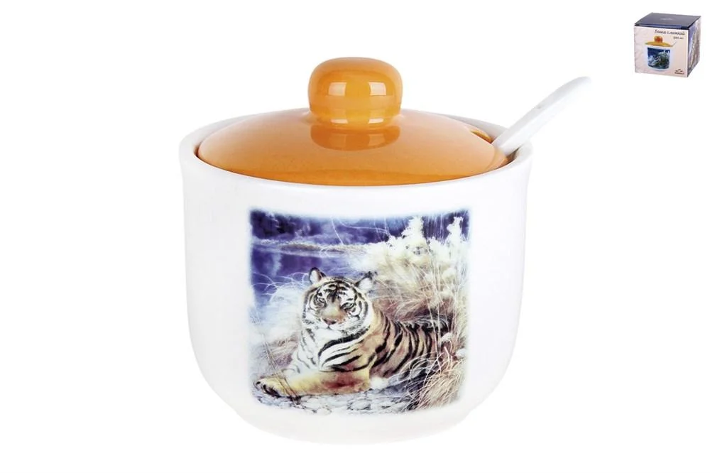 КОРАЛЛ Сахарница 320 мл. Бенгальский тигр ZFC045-C1 п/у