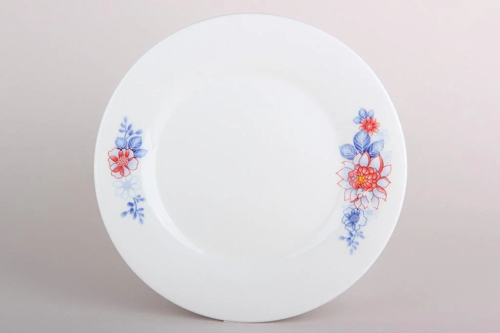 КОРАЛЛ Тарелка десертная 20см Цветок YXD01/20