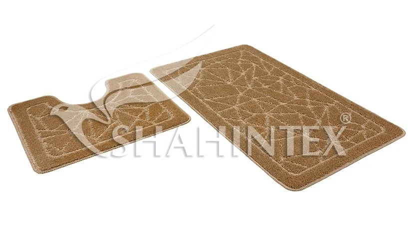 SHAHINTEX Набор ковриков для ванной Латте 60*100+60*50 7806