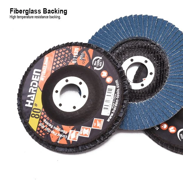 HARDEN Диск лепестковый 125х22.2мм*80# 611635