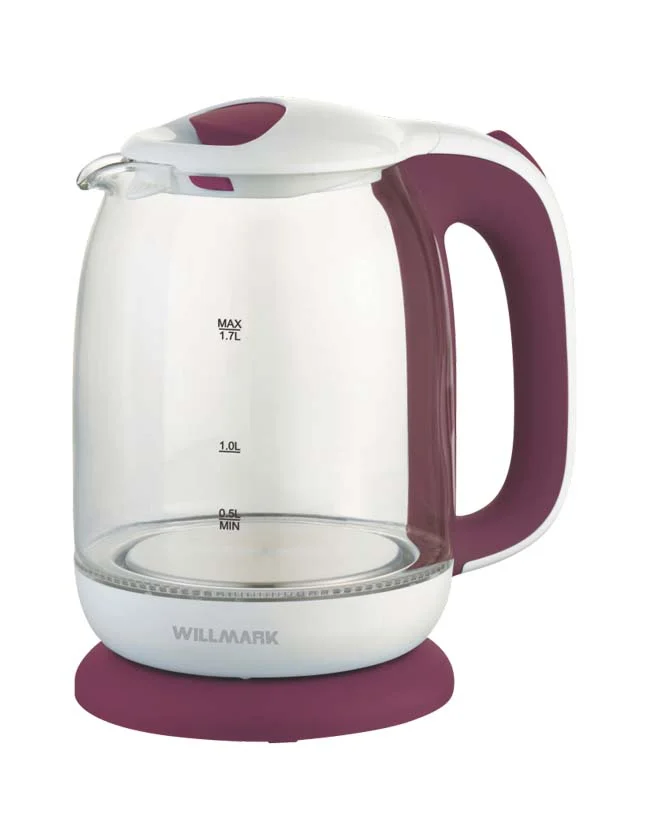 WILLMARK Электрический чайник WEK-1704G красный